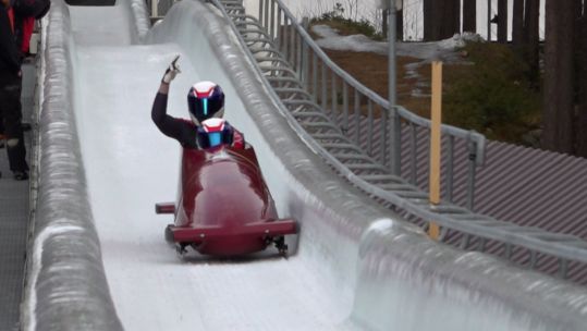 Nick Gleeson at the Inter Services Ice Sports Championships CREDIT BFBS DATE 07032025.jpg 