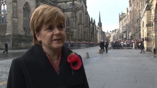 Nicola Sturgeon.