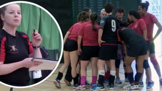 British Army volleyball coach & England team manager Nikki Mead