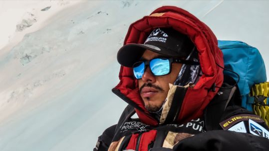 This photo of Nims was taken during his successful attempt to climb all 14 of the world's mountains with a peak above 8,000 metres in 189 days (Picture: Project Possible)