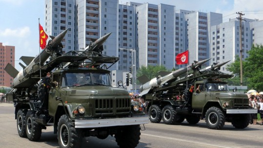 North Korean Military Equipment On Parade