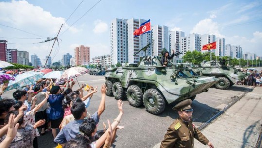 North Korean military parade 