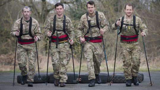 The Injured Soldiers Planning to Trek to the North Pole