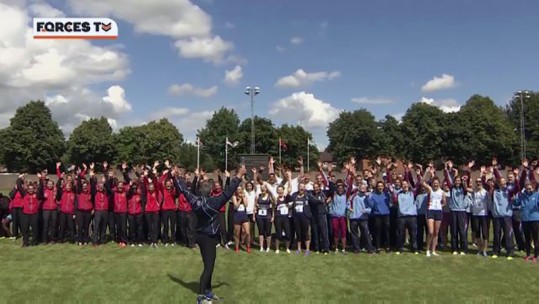 RAF Typhoon Video Bombs Olympic Good Luck Message