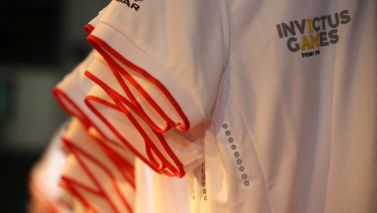 UK Invictus Team were issused with thier kit for the upcoming Invictus Games in Sydney 2018