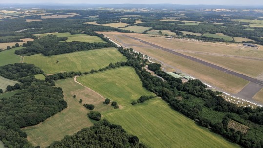 Old parts of Lasham Airfield's historic World War II site (Picture: SWNS/Jordan Bridge).