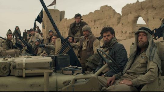 The cast, including Jack O’Connell and Connor Swindells, will return for the second series of SAS Rogue Heroes (Picture: BBC).