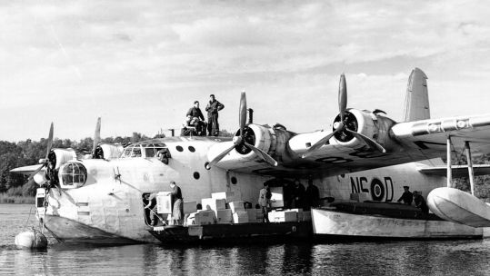 On 17 August 1948, the RAF carried out the largest single aid drop in its history when it carried 1735.6 tons of aid to Berlin (Picture: Royal Air Force) 
