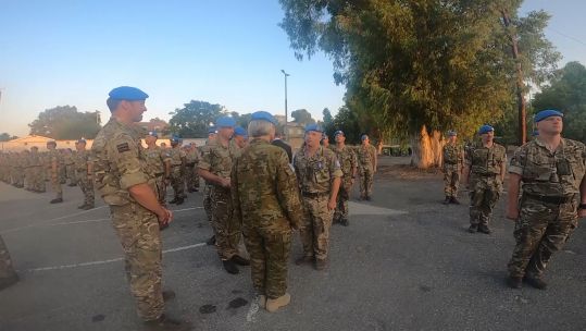 Operation Tosca UN Medals 7 Rifles and 5 Royal Regiment of Fusiliers 20092020 CREDIT BFBS