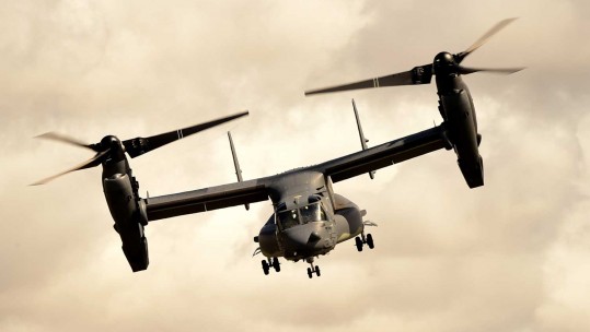 Live Firing And Ospreys On Exercise Black Jaguar