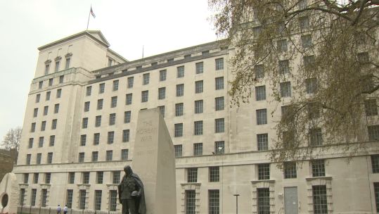 Ministry of Defence building in London