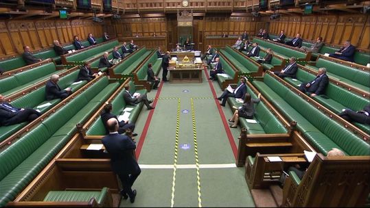 Overseas Operations Bill debate Commons wide shot