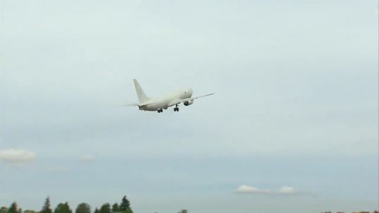 The aircraft took off from Renton in Washington (Picture: Boeing).