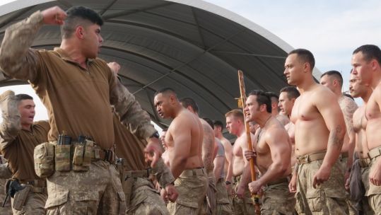 New Zealand Army  haka. 