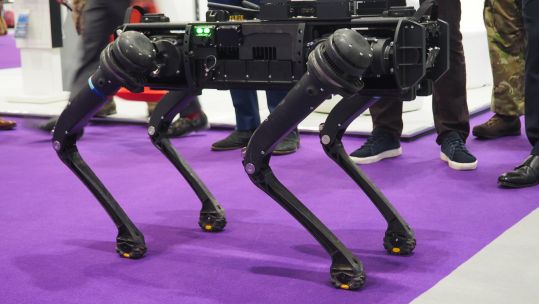 Ghost Robotics V60 at DSEi.