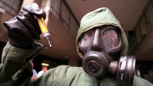 Gas Mask Chemical Biological War Nerve Agent PA