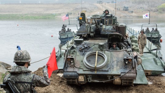 US-South Korea joint exercise 2016 (PA Images)