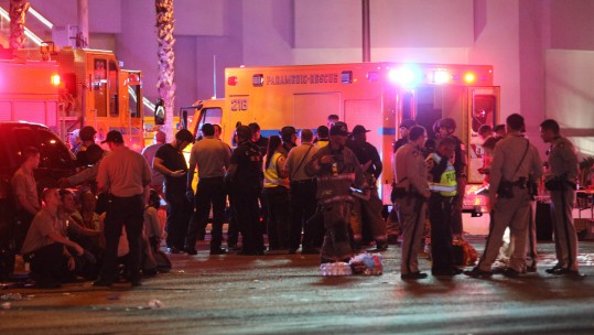 Aftermath of mass shooting in Las Vegas