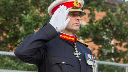 Royal Marine Corps Commandant General Robert Magowan