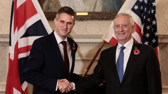 Gavin WIlliamson and Jim Mattis
