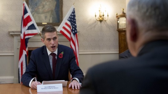 Gavin Williamson & James Mattis PA Credit 