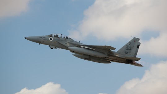 Israeli F-15 jet fighter 