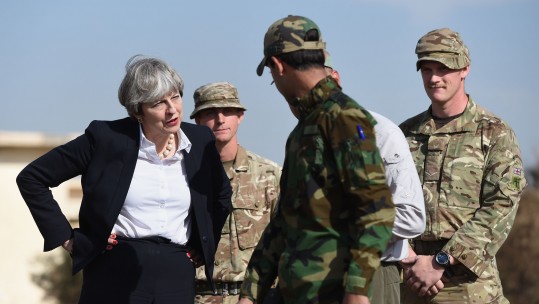 Theresa May In Iraq