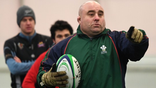 Corporal Chris Budgen British Army soldier training Estonian rugby team