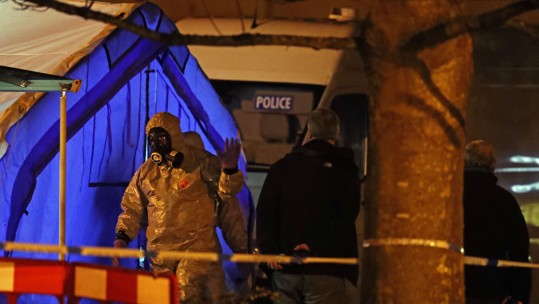 Around 200 military personnel are helping with the clean up in Salisbury following the nerve agent attack (Picture: PA).