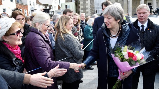 Theresa May Salisbury Visit