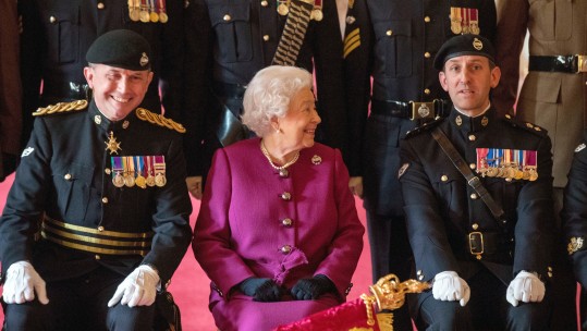 Queen Celebrates Royal Tank Regiment