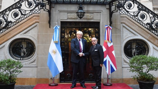 Boris in Buenos Aires PA Images