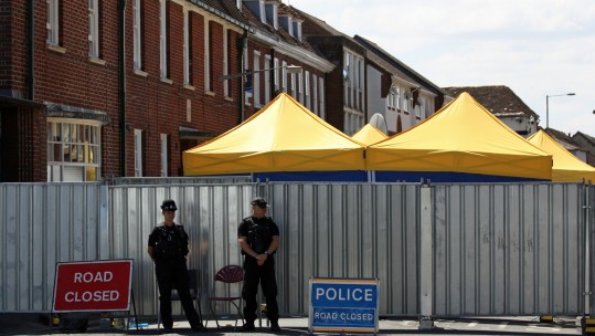 Salisbury Novichok Police Cordon 