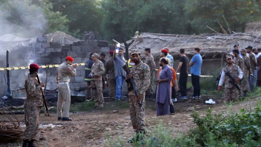 PAKISTAN-RAWALPINDI-PLANE-CRASH Credit PA Images 300719