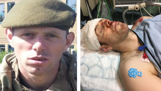 Perry Tatler soldier with PTSD