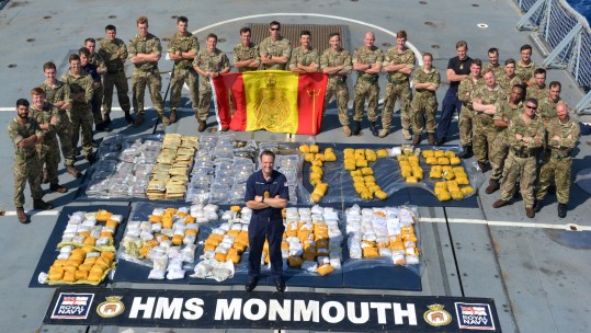 Royal Navy Frigate In £65m Drugs Bust