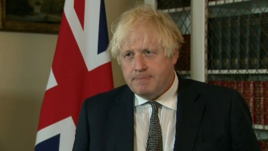 PM Boris Johnson makes comments following the deaths in Kabul explosions near airport.