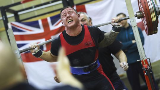 PO Wesley McGuinness Powerlifting Credit NAVYfit on Twitter DATE UNKNOWN