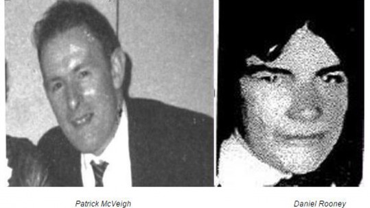 Patrick McVeigh &amp; Daniel Rooney - Shot Dead In Belfast In 1972 