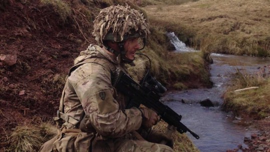 Private Matthew Boyd, from the Royal Gibraltar Regiment