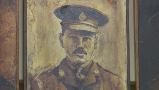 Painting of Arthur Egerton Knight.