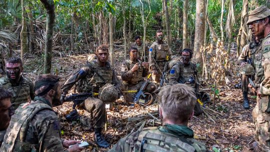 	Paratroopers train for jungle warfare in Belize Credit Army 140419