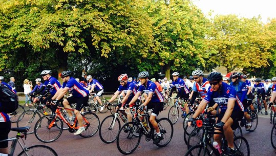 Hundreds Pedal to Paris for Royal British Legion