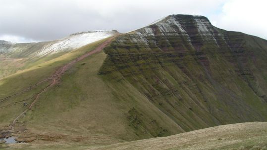 Pen y Fan mountain in south wales