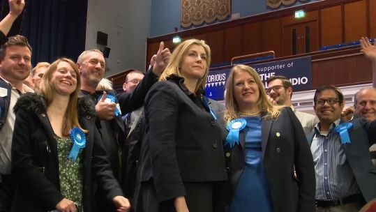 Penny Mordaunt MP after having retained her Portsmouth North seat.