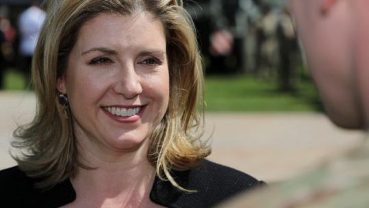 Penny Mordaunt in Salisbury on Armed Forces Day 2019 (Picture: MOD).