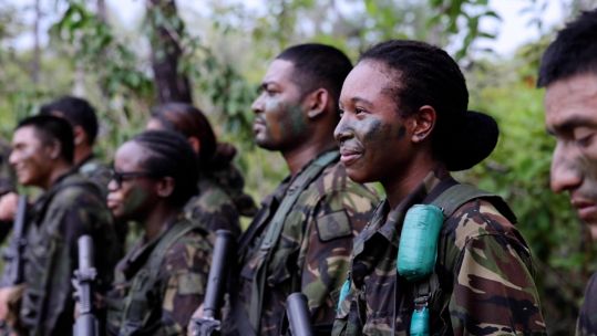 People from Belize Defence Force or Police or Coast Guard in Belize forest SEPTEMBER 2021 CREEDIT BFBS.jpg