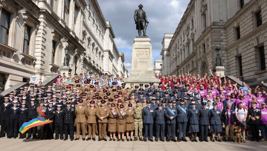 Personnel March at Pride in London 2023