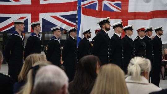 Personnel from Commando Helicopter Force recieving their wings 231124 CREDIT Royal Navy