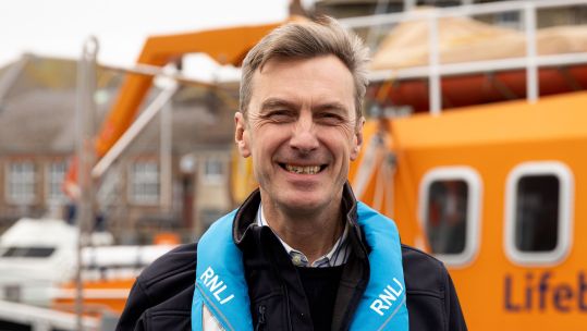 Peter Sparkes former Royal Navy Rear Admiral appointed RNLI leader 180124 CREDIT RNLI